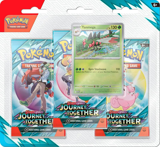 Pokemon TCG Scarlet & Violet Journey Together ~ 3 Booster Blister
